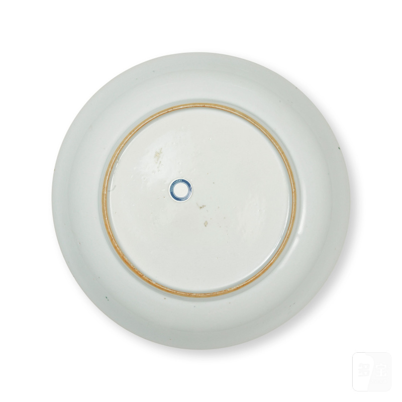清 十八世紀 瓷盤 | ASSIETTE EN PORCELAINE DORÉE - 图2